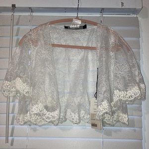 Double Layered Bolero Shawl-OS!